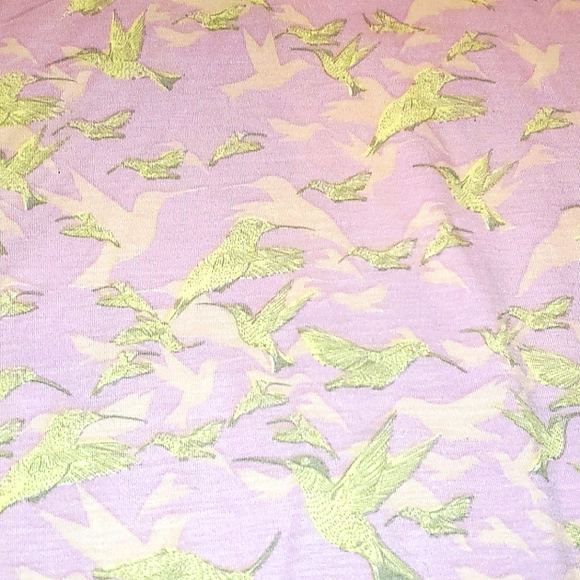 Lularoe Azure hummingbird midi skirt - Picture 2 of 3